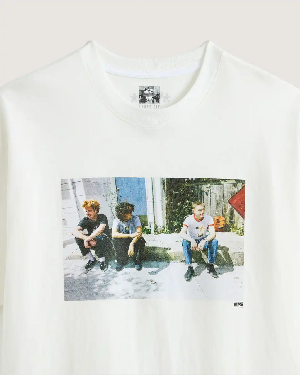 T-Shirt Skate Atiba Haze Curb Crw - White
