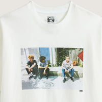 T-Shirt Skate Atiba Haze Curb Crw - White