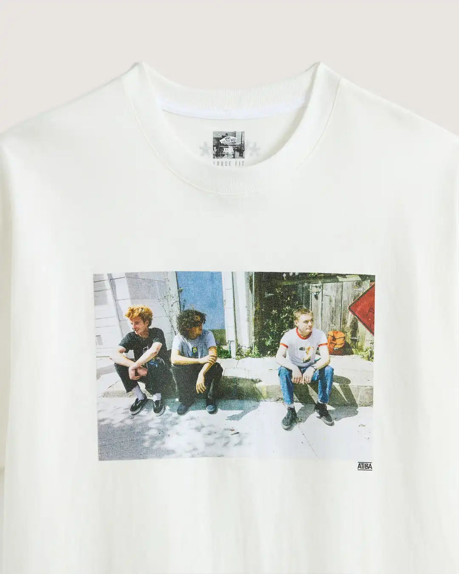 T-Shirt Skate Atiba Haze Curb Crw - White