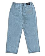 Wavy Classic Baggy Jeans - Light Blue
