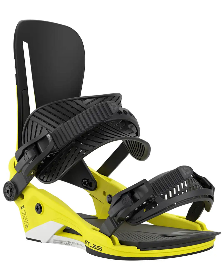 Fixation De Snowboard Atlas - Hype Yellow 2026