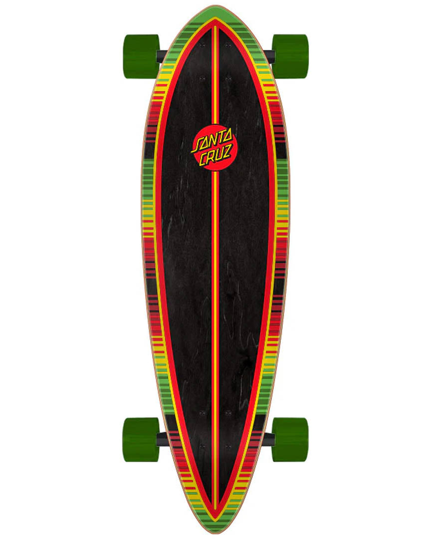 Serape Dot Pintail Complete Longboard