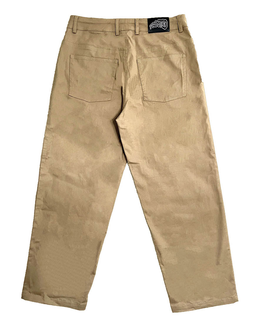 Stretchy Cotton Pants - Beige