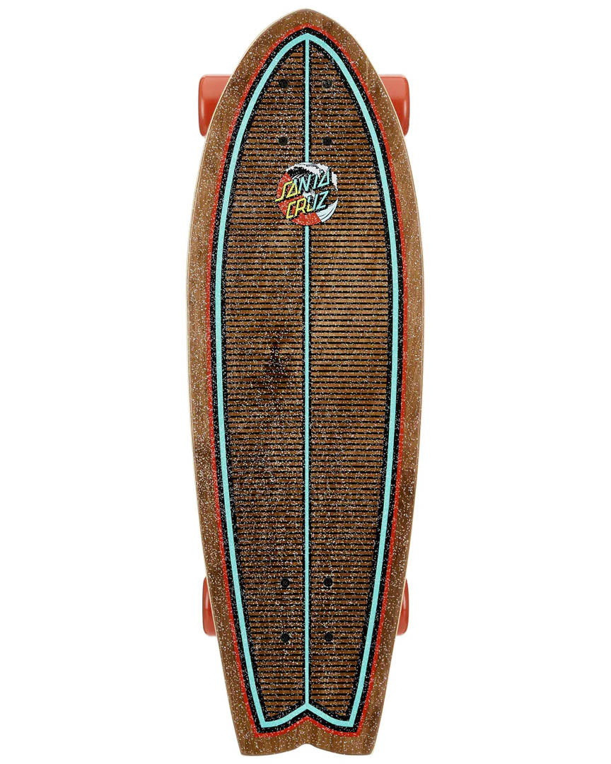 Classic Wave Splice Shark Complete Cruiser Skateboard