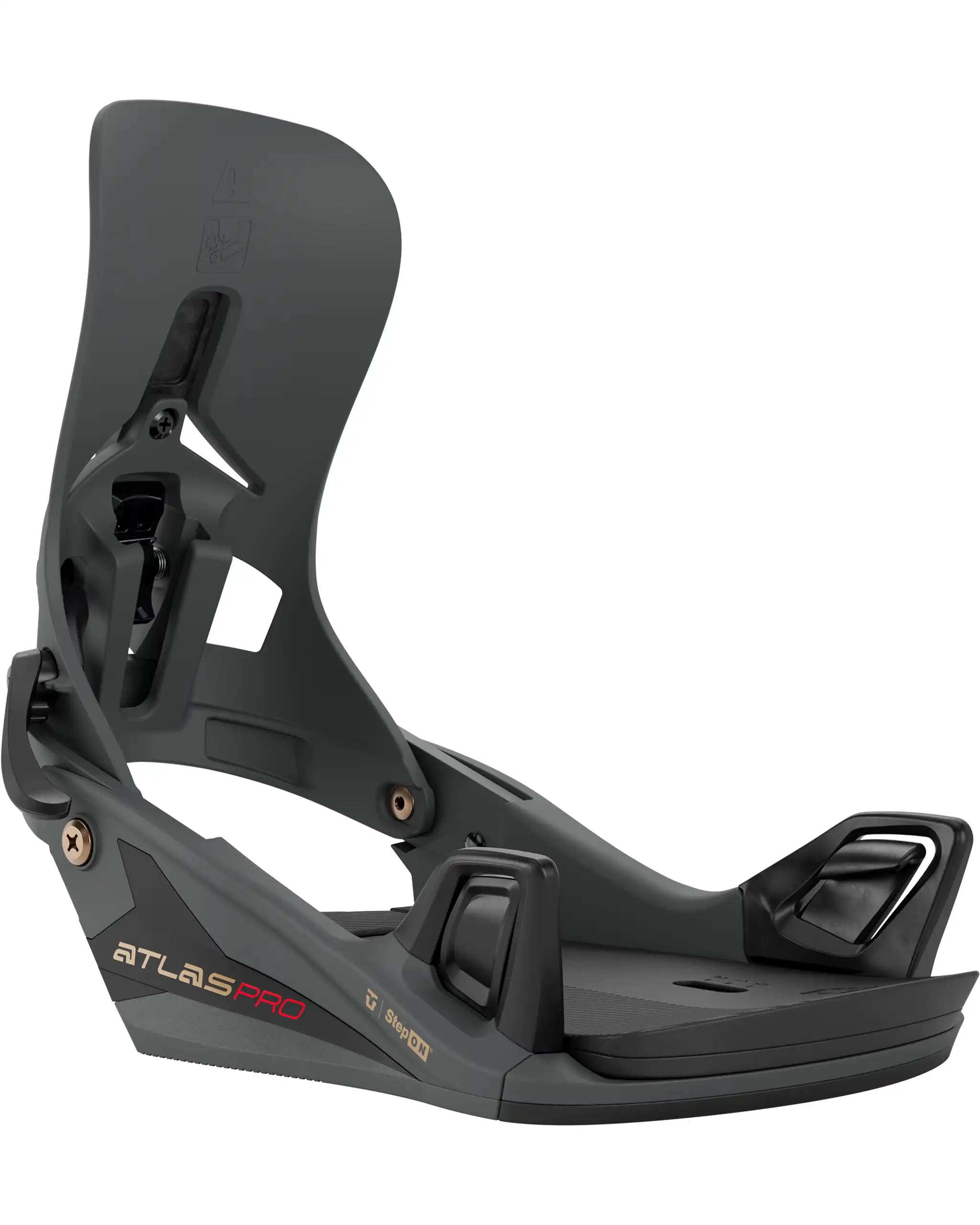 Atlas Pro Step On Snowboard Bindings - Black 2027