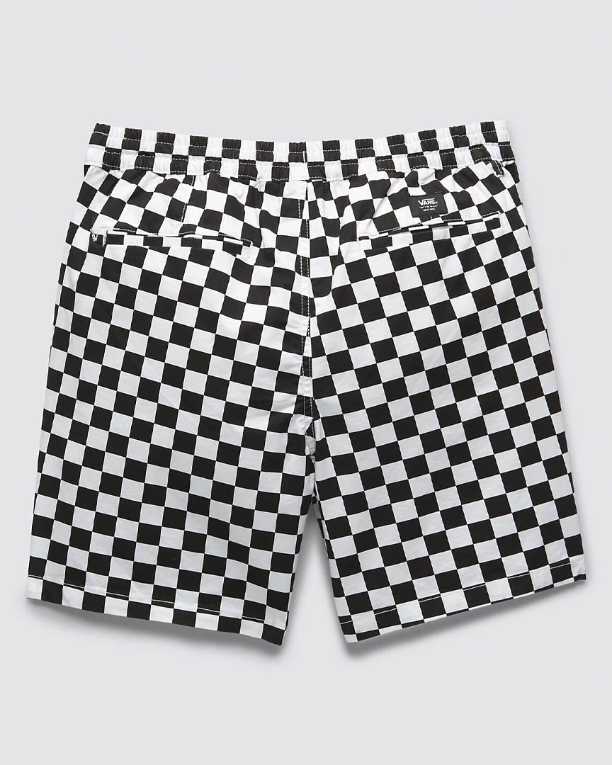Range Relaxed Elastic Shorts - Checkerboard