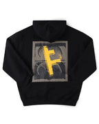 Slant F Zt Zip Hoodie - Black