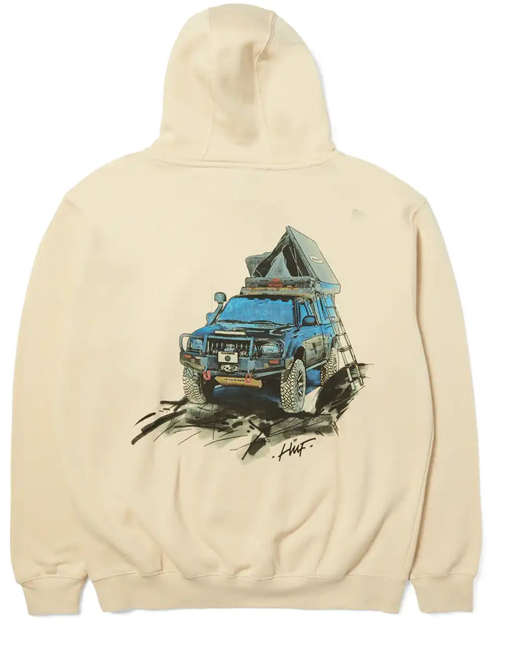 Toyota Th Tacoma Overland Hoodie - Sand