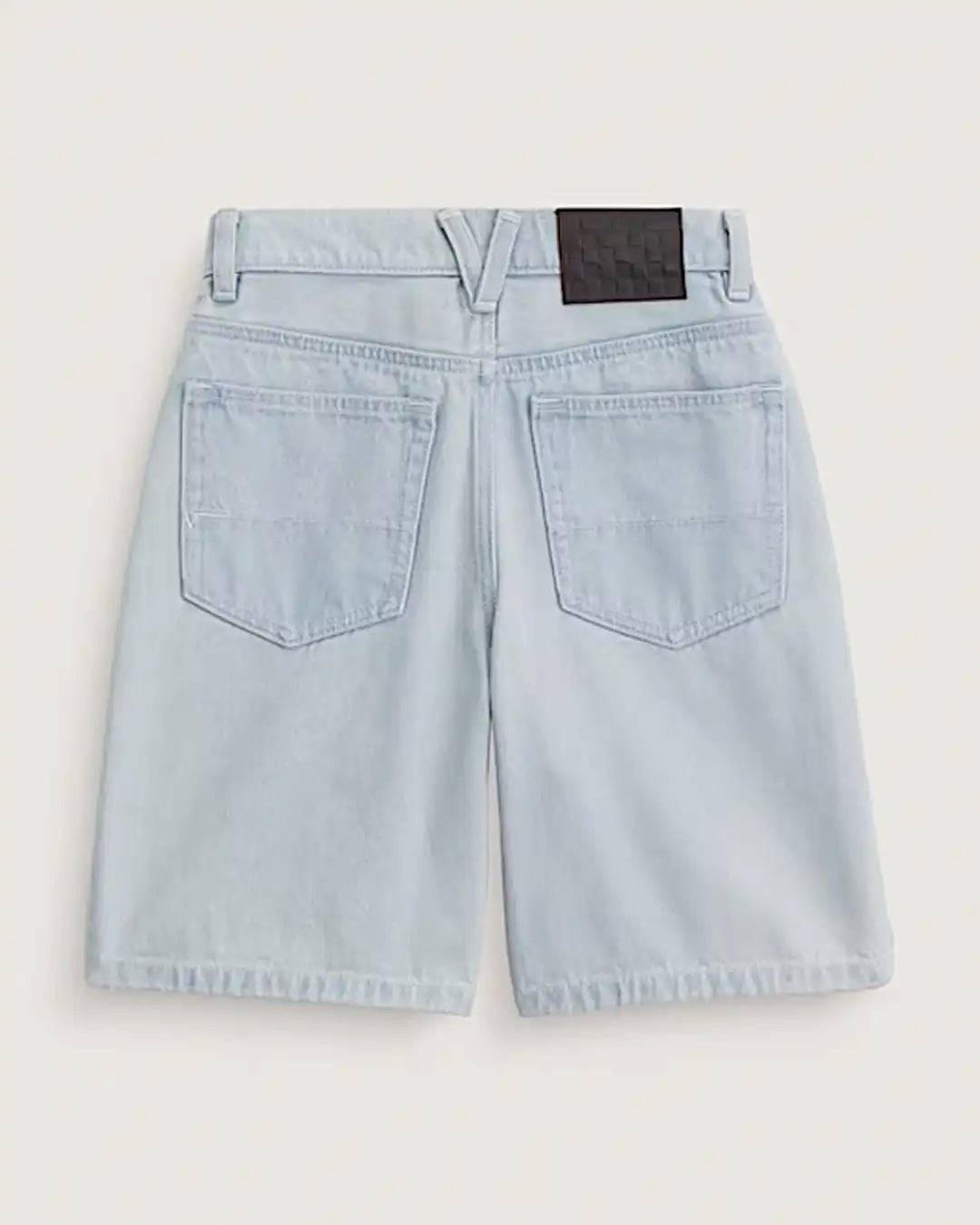 Kids Check-5 Baggy Denim Shorts - Blue Ice