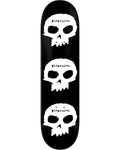 X Pleasures 3 Skull Skateboard Deck