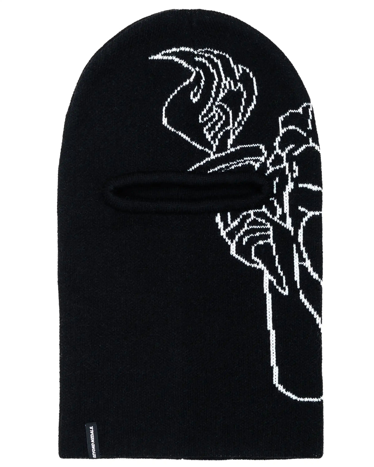 Balaclava Jacquard Knit Angel - Black par BEYOND MEDALS