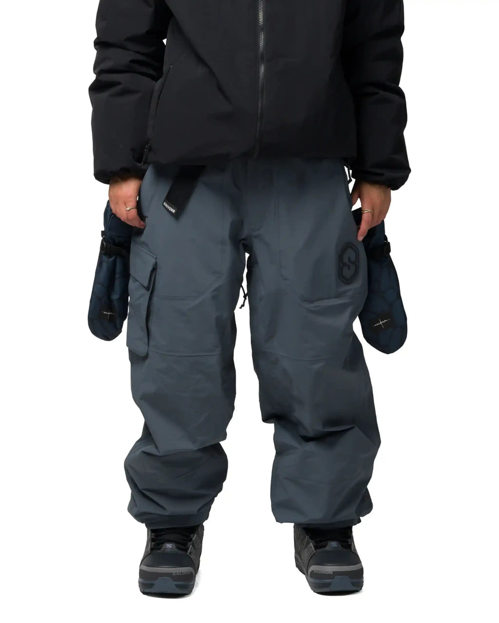 Pantalon de neige Pantalon Neige 3 Ply Ripstop Pant - Wolf Grey par SOUVENIR – vue 3