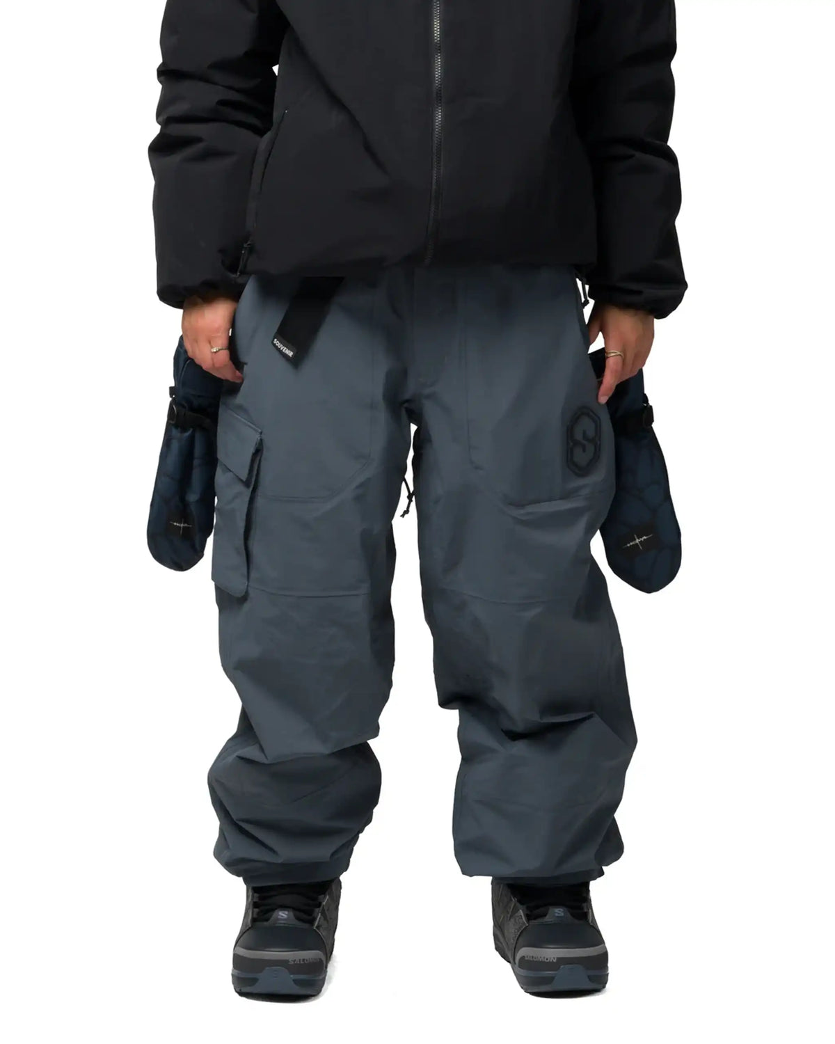 Pantalon de neige Pantalon Neige 3 Ply Ripstop Pant - Wolf Grey par SOUVENIR – vue 3