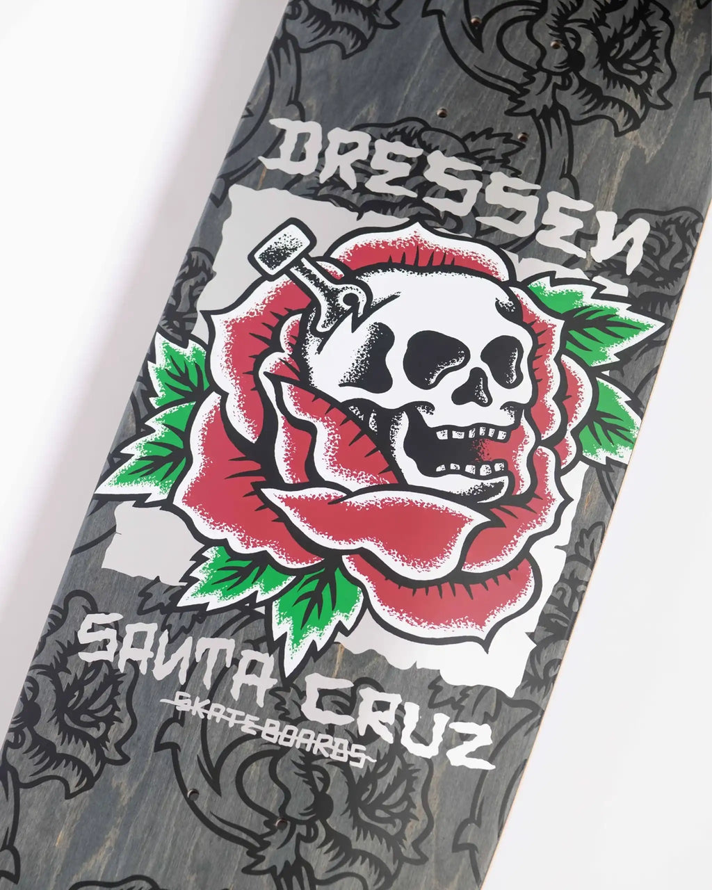 SANTA CRUZ Pro Shaped Dressen Skull Cruiser Deck – view 2
