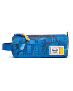 Lego Settlement Little Herschel Pencil Case - Abstract Bricks Blue