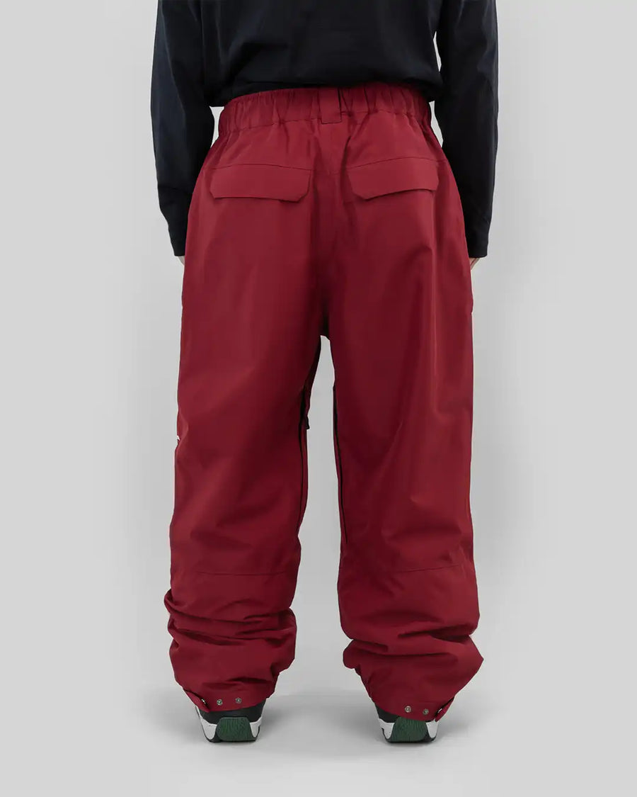Nostalgia 2L Snow Pants - Dark Red