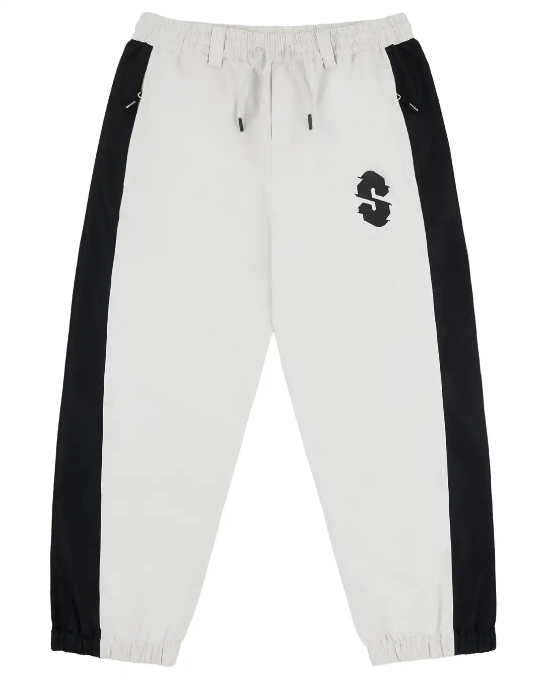 2.5 Ply Recession Snow Pants - Marshmallow/Black