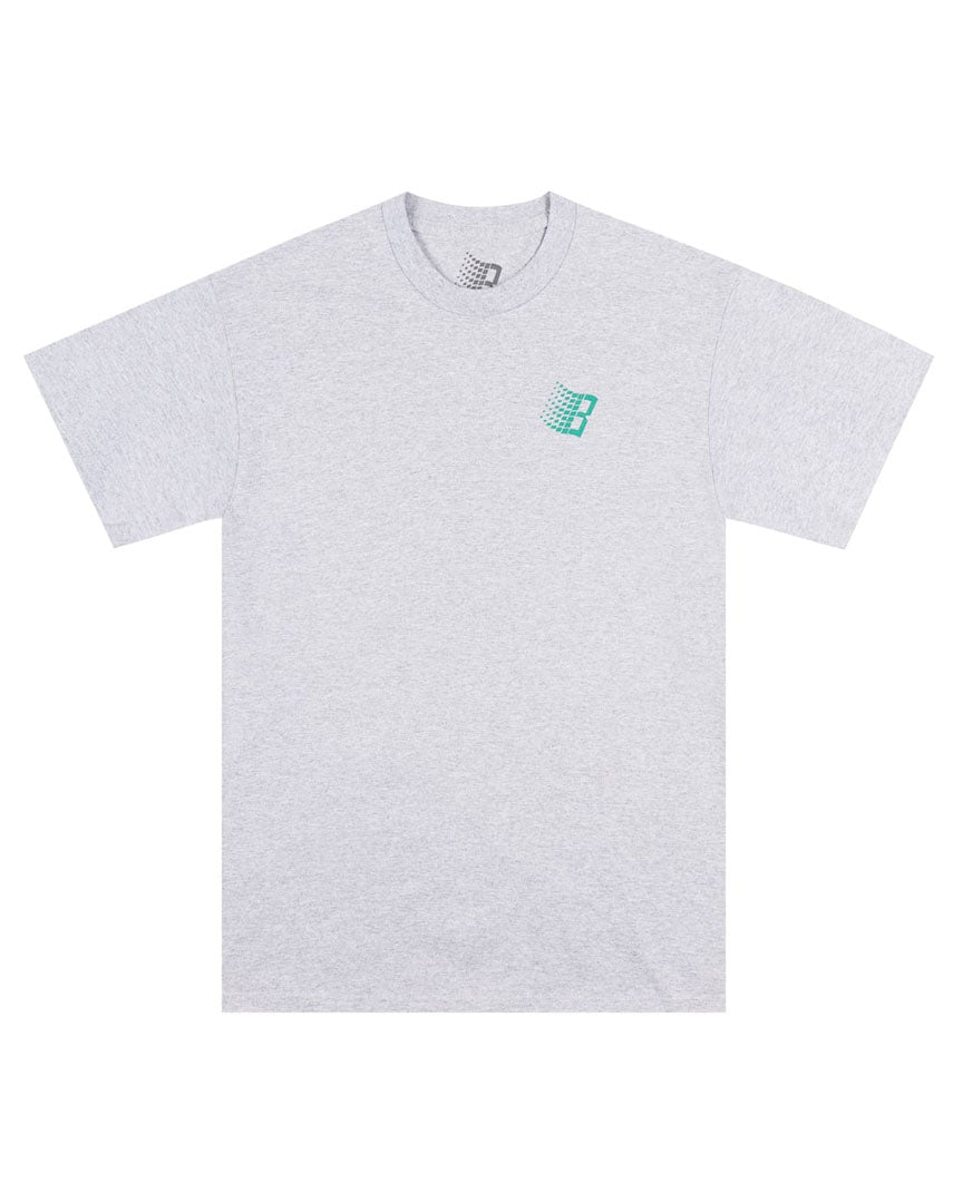 B Logo T-Shirt - Heater Grey