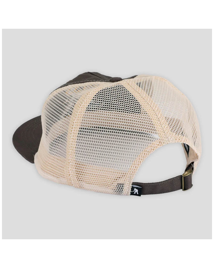 Fast Duck Workers Hat - Bark/Cream
