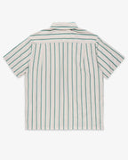 Cru Stripe Shirt - Beige/Pine Needle