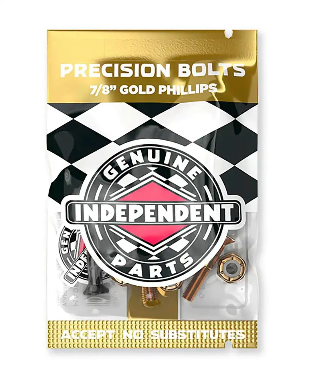 Phillips Genuine Hardware Skateboard Hardware - Black/Gold