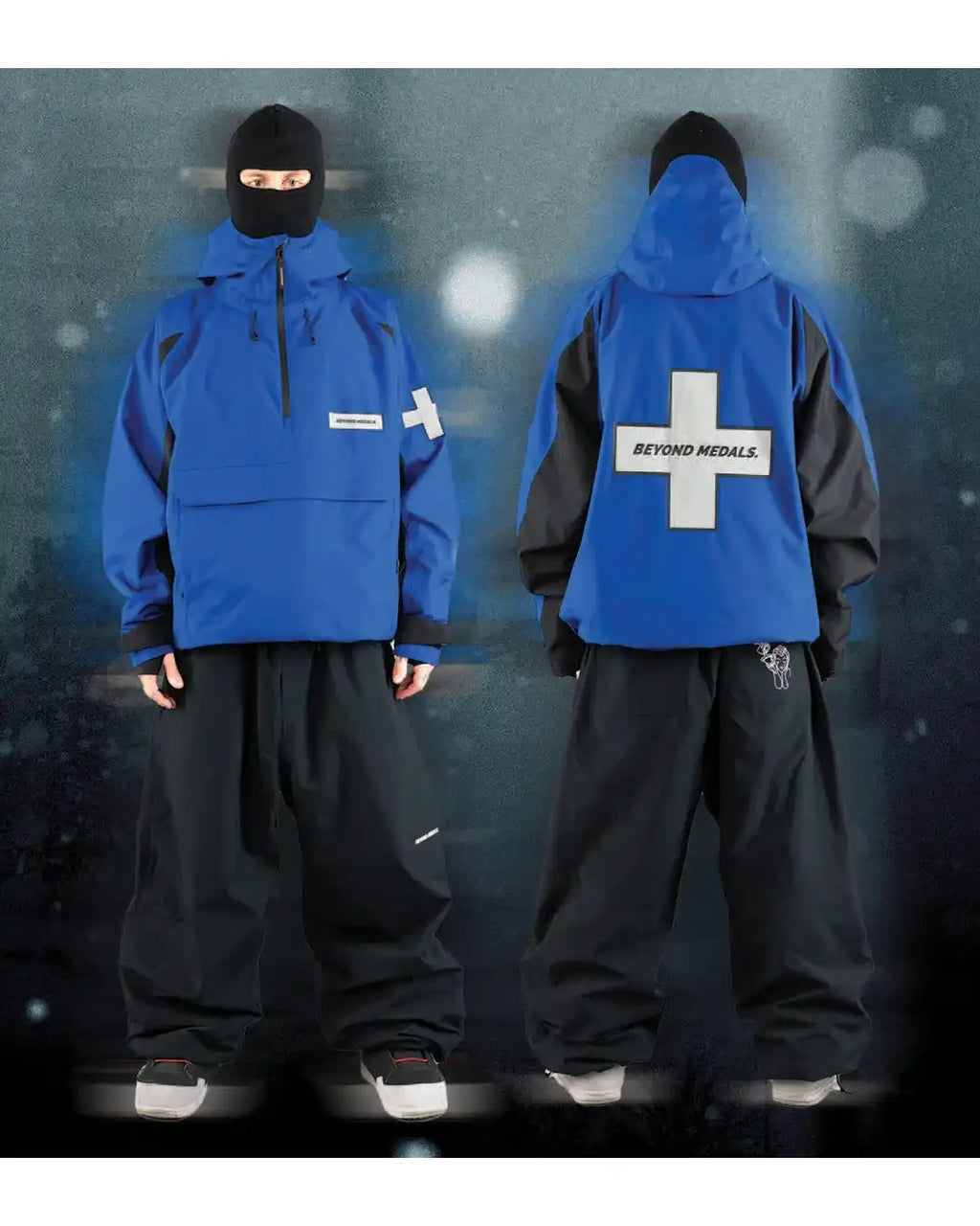 Retro Anorak 2L Winter Jacket - Blue