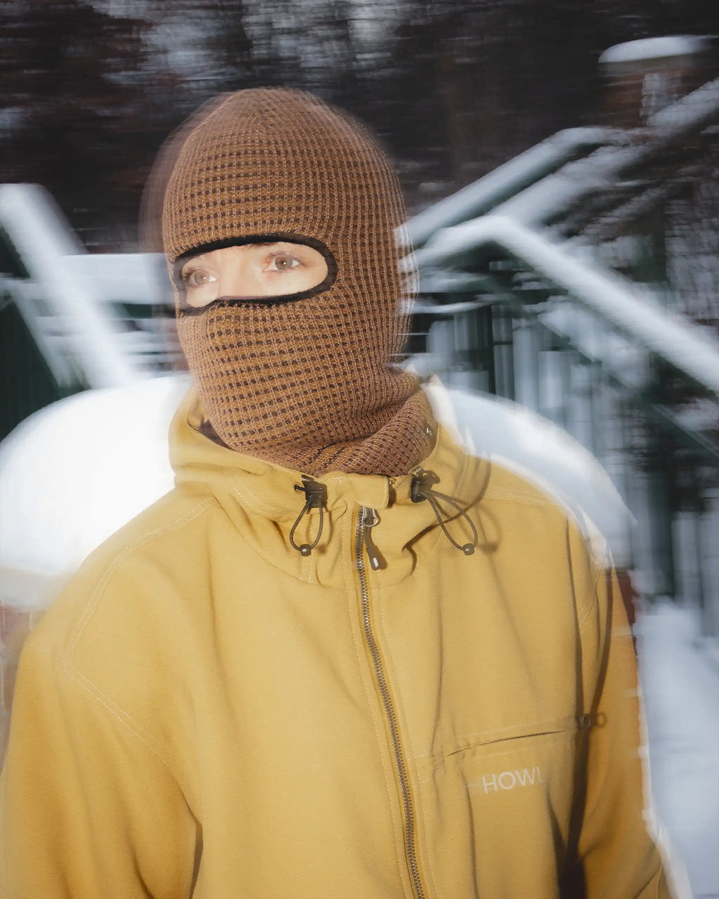 HOWL Burgular Facemask Balaclava - Brown – view 2