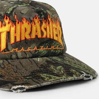 Casquette Flame Distressed Snapback - Camo