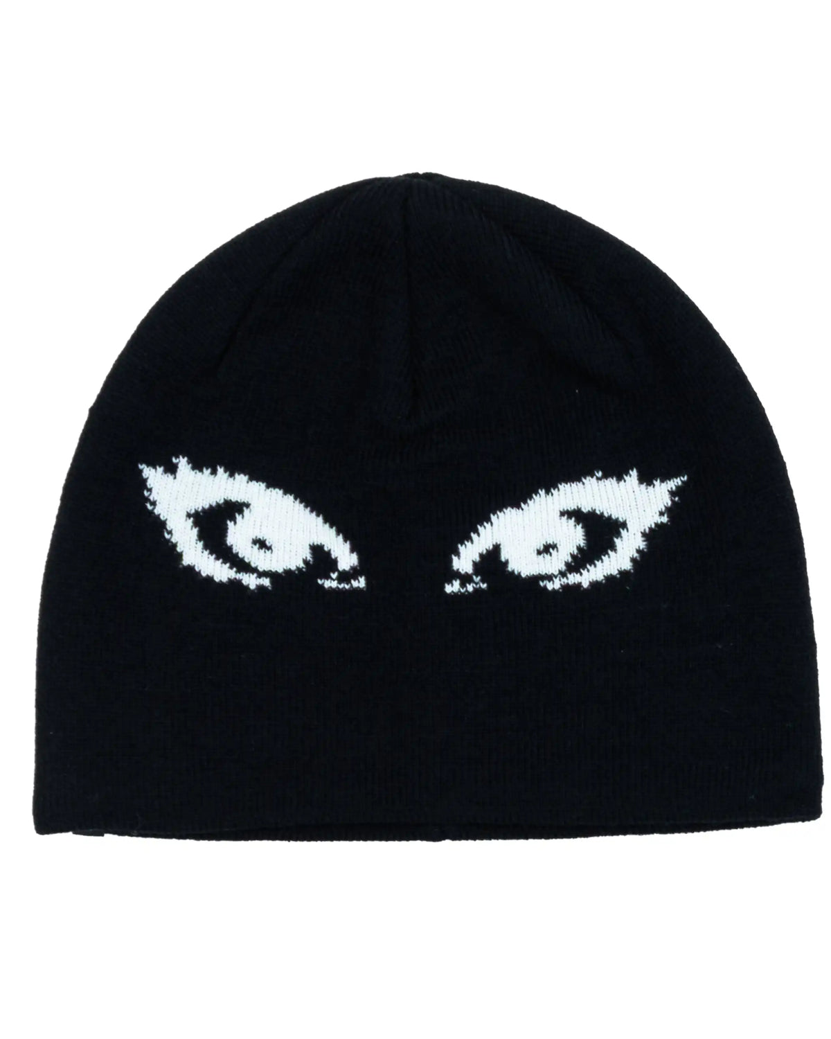 BEYOND MEDALS Jacquard Eyes Beanie - Black