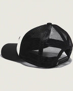 Kids Classic Patch Curved Hat - Black/White