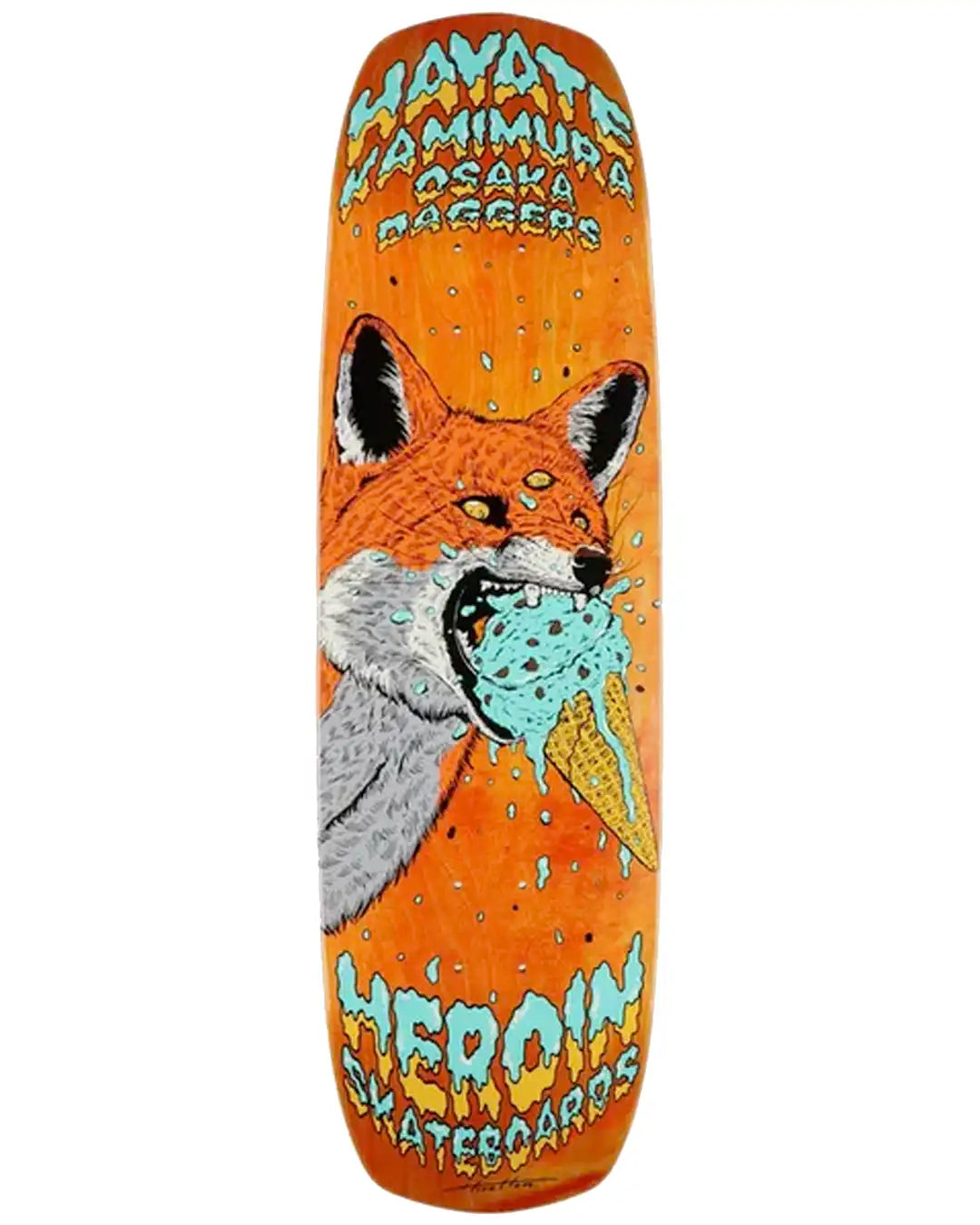 Planche De Skateboard Hayate Fox Shovel Shaped - Orange