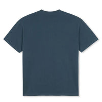 T-shirt Dead Flowers - Grey Blue