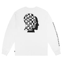 Check Your Head Long Sleeve T-Shirt - White