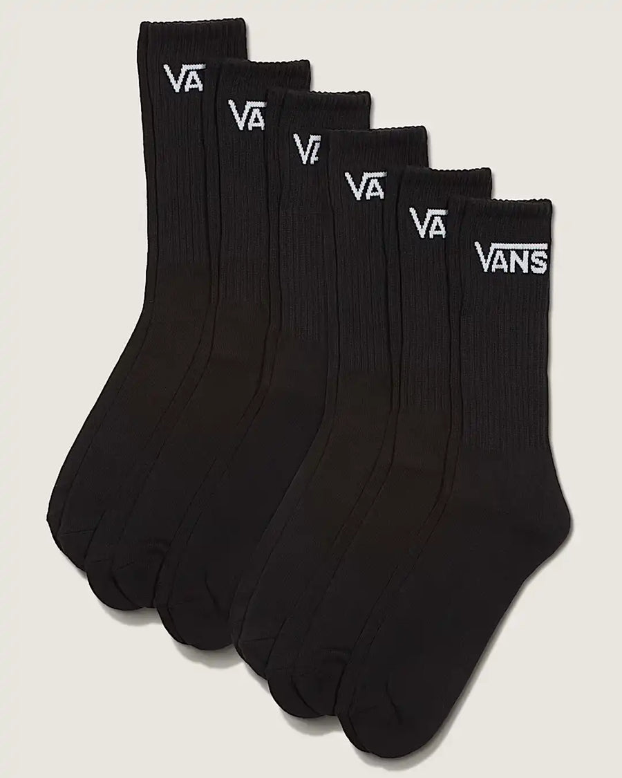 Chaussettes Classic Crew 6 Pack - Black
