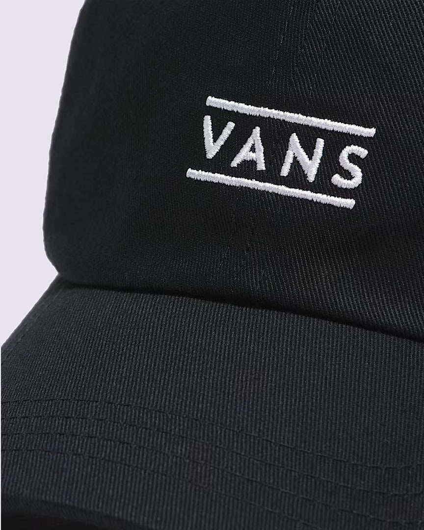 Half Box Curved Bill Jock Hat - Black