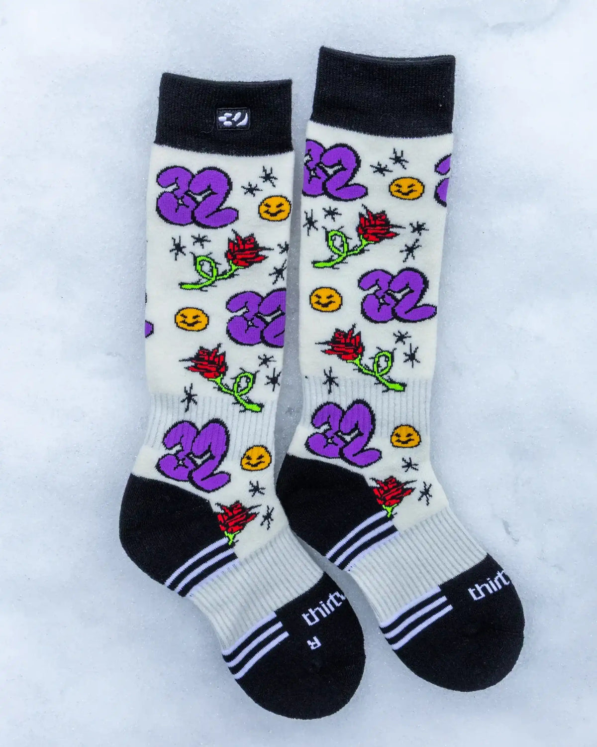 Chaussettes Isolantes Women Merino - Off White par THIRTY TWO – vue 2