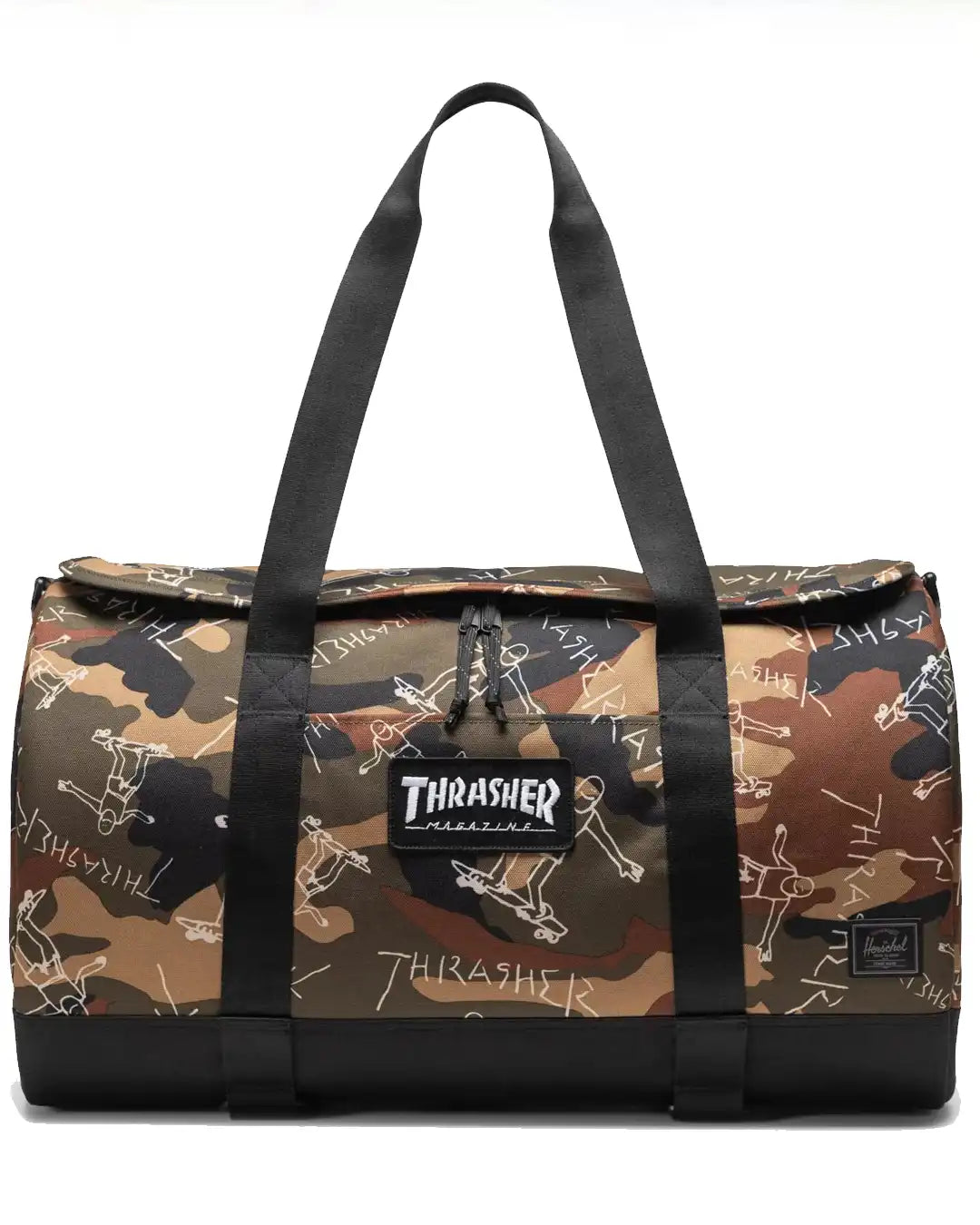 Thrasher Gonz Heritage Skate Duffle Bag - Woodland Camo