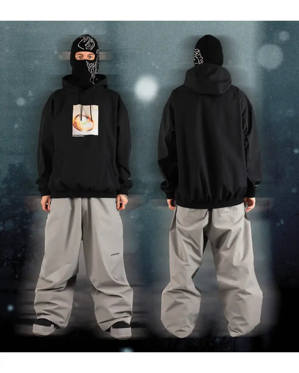 Hoodie Softshell - Black