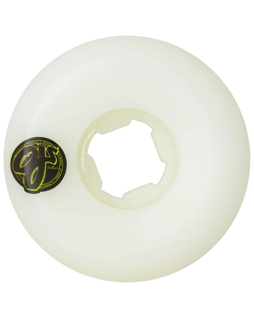 Team Line Original White Nomads 99A Skateboard Wheels - Orange/Green