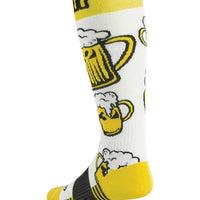 Double Thermal Socks - White/Yellow
