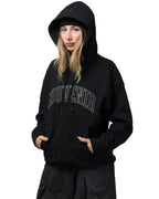 Hoodie Collegiate - Black par SOUVENIR – vue 3