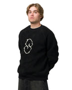 SOUVENIR Sherpa Crew Sweatshirt - Black – view 2