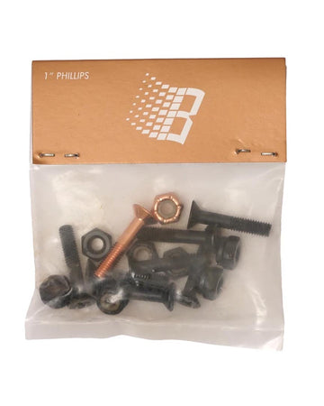 Phillips 1" Skateboard Hardware - Bronze