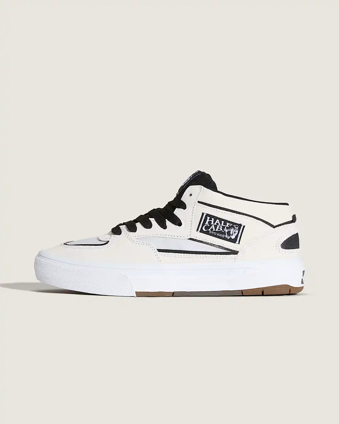 Skate Half Cab Wafflecup Shoes - White/Black