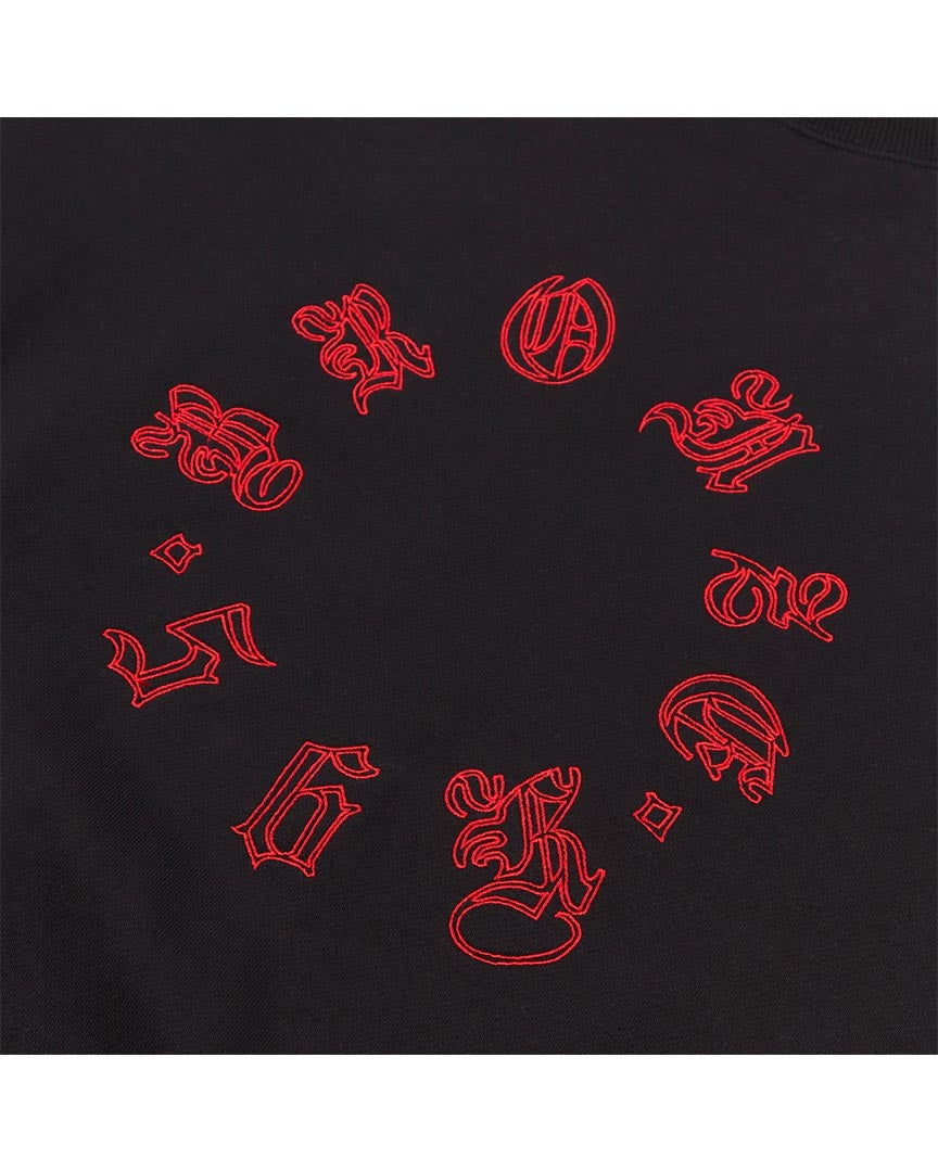 Old E Circle Crew Sweatshirt - Black