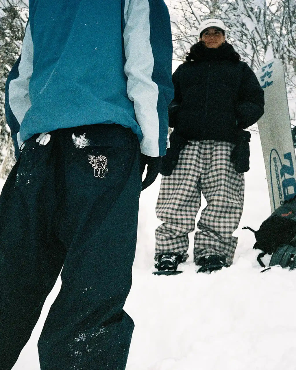 Park Print 2L Snow Pants - Light Beige