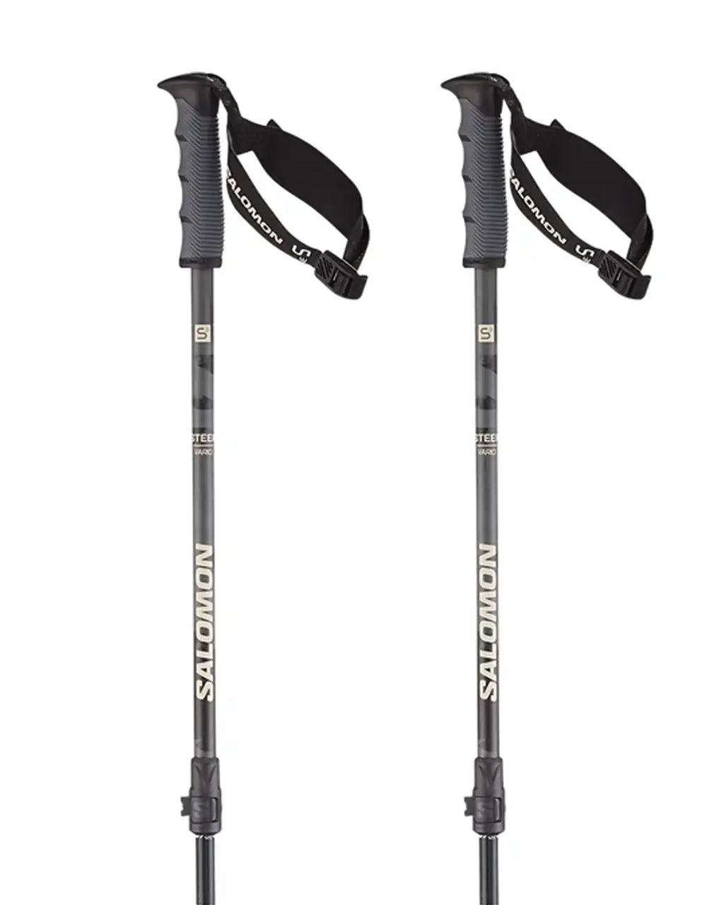 Steep Vario S3 Ski Poles - Black Ebony