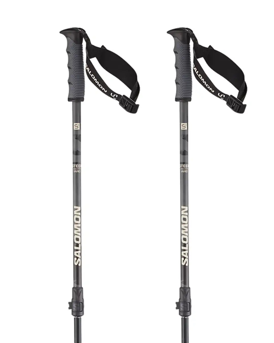 Steep Vario S3 Ski Poles - Black Ebony