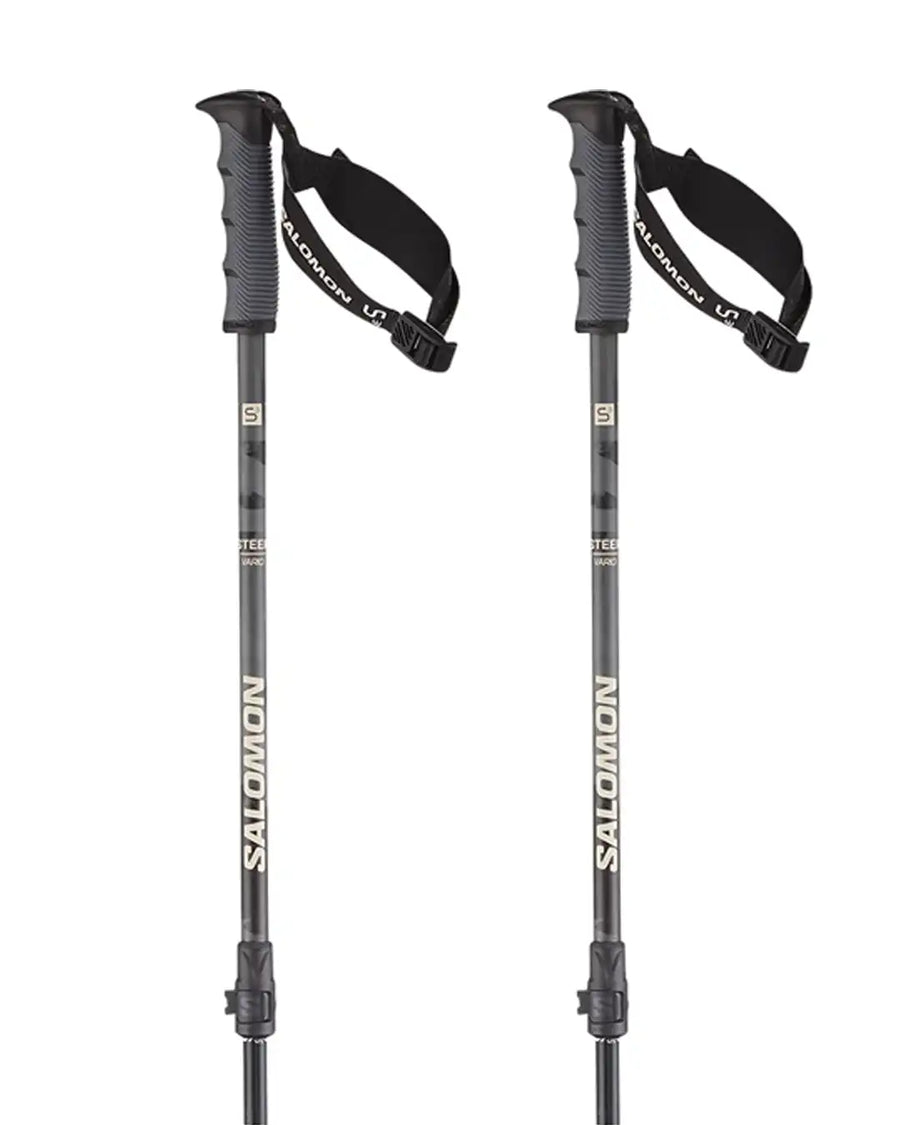 Pôles De Ski Steep Vario S3 - Black Ebony