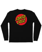 SANTA CRUZ Classic Dot Long Sleeve T-Shirt - Black – view 2